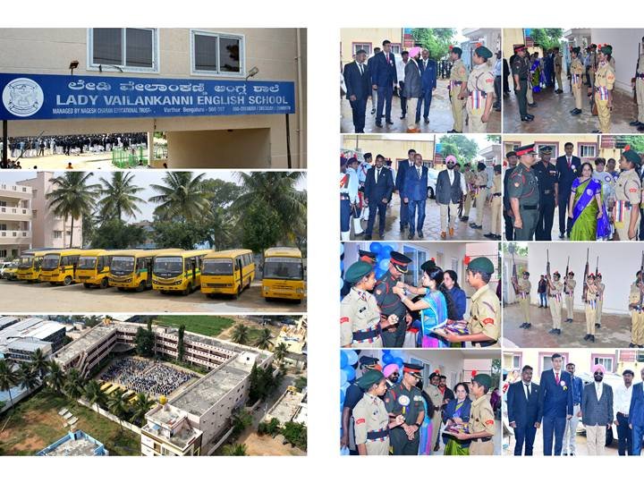 Students learning together — Lady Vailankanni Bangalore