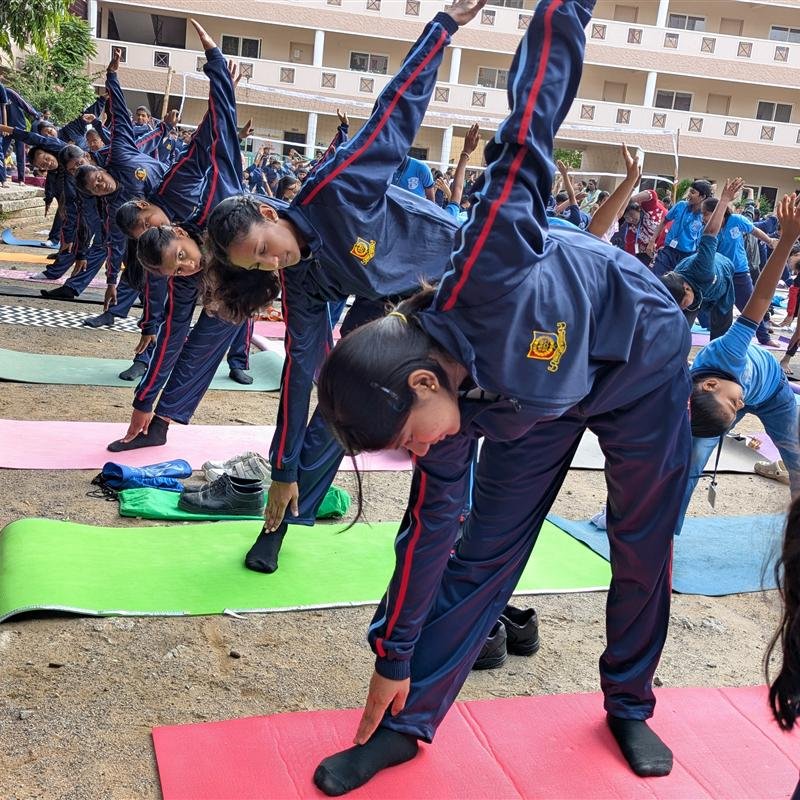 Fitness Drills at Lady Vailankanni School Bangalore